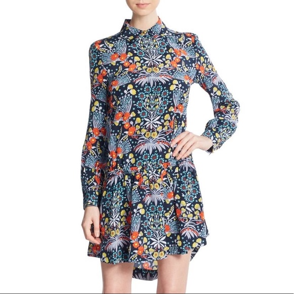 Marc Jacobs Dresses & Skirts - Marc Jacobs NWT Silk Maddy Botanical Shirtdress